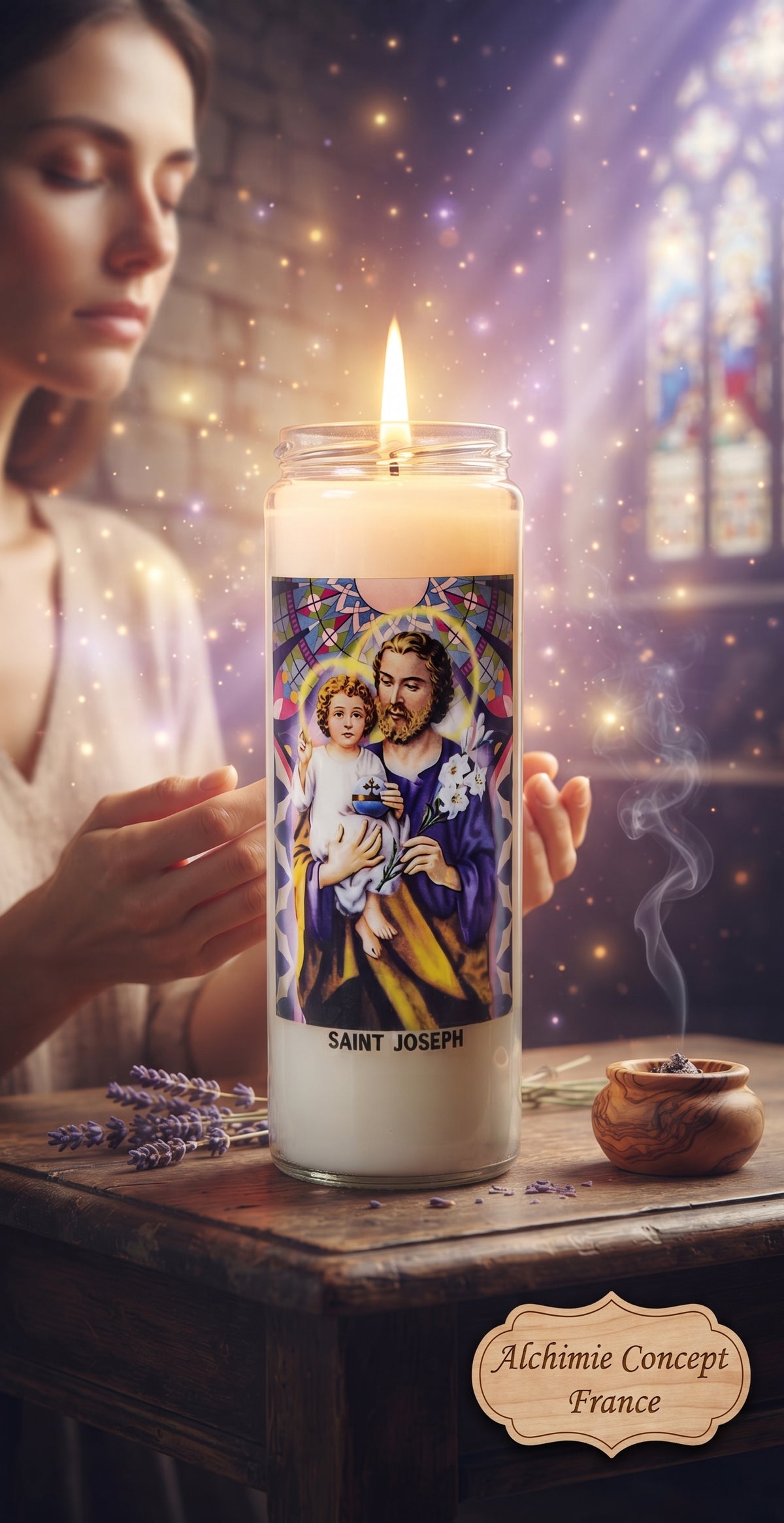 * Neuvaine Saint Joseph – 100% Végétale | 9 Jours de Fumigation & Prière