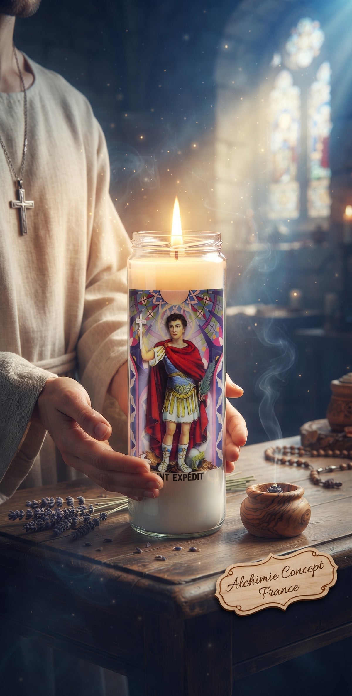 * Neuvaine Saint Expedit – 100% Végétale | 9 Jours de Fumigation & Prière