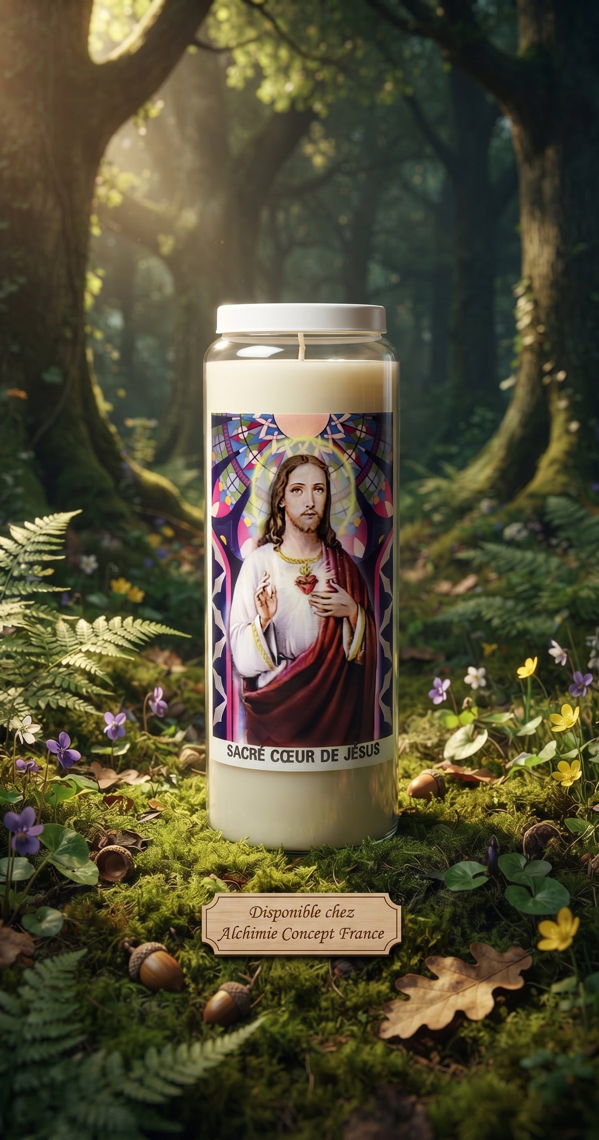 * Neuvaine Sacré Cœur de Jésus – 100% Végétale | 9 Jours de Fumigation & Prière