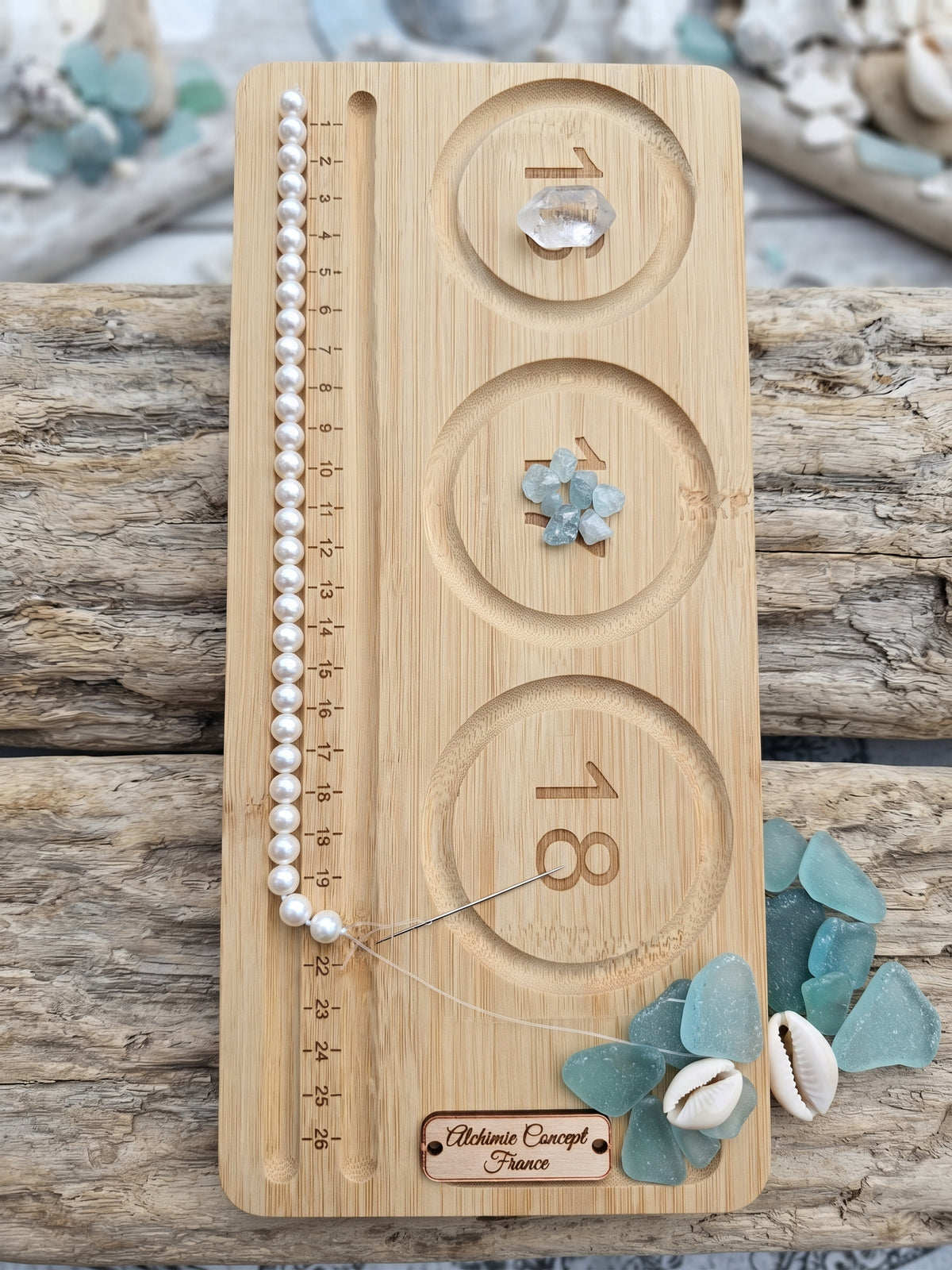 * Bracelet Perles d'Eau Douce 8mm - 17 cm - Fabriqué dans nos ateliers