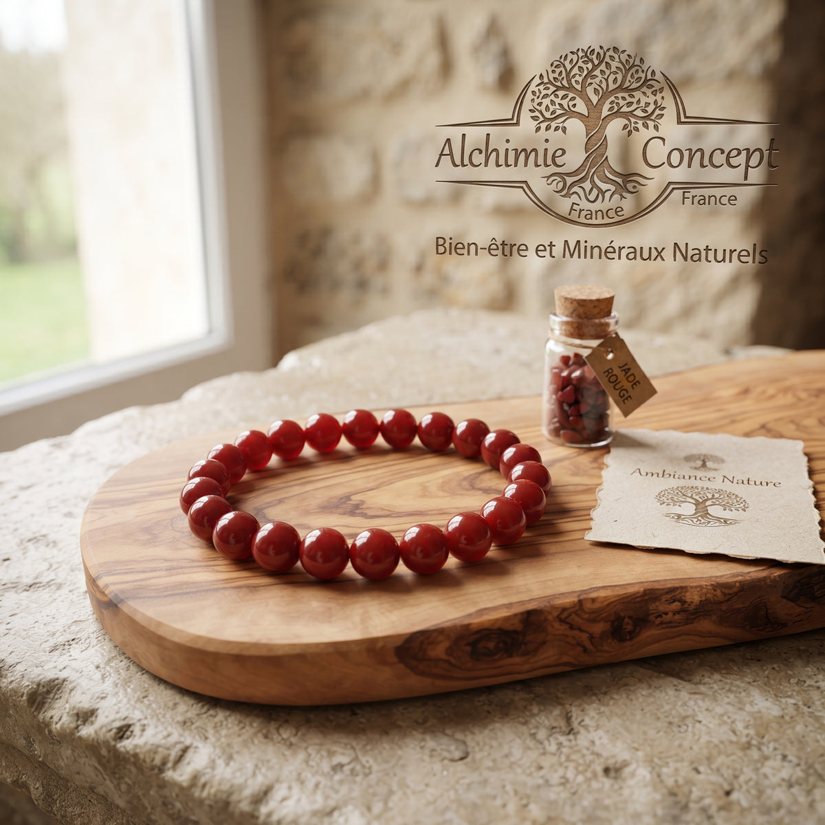 Bracelet Jade Pierre Naturelle 6mm – Homme & Femme