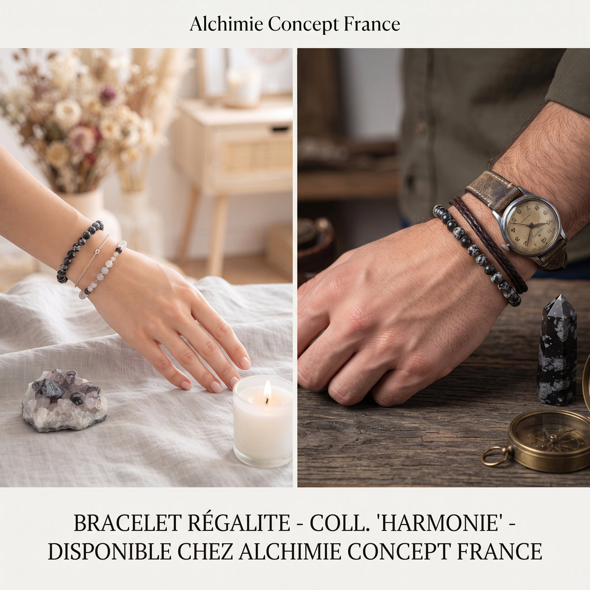 Bracelet Régalite Pierre Naturelle 8 mm – Élastique Unisexe