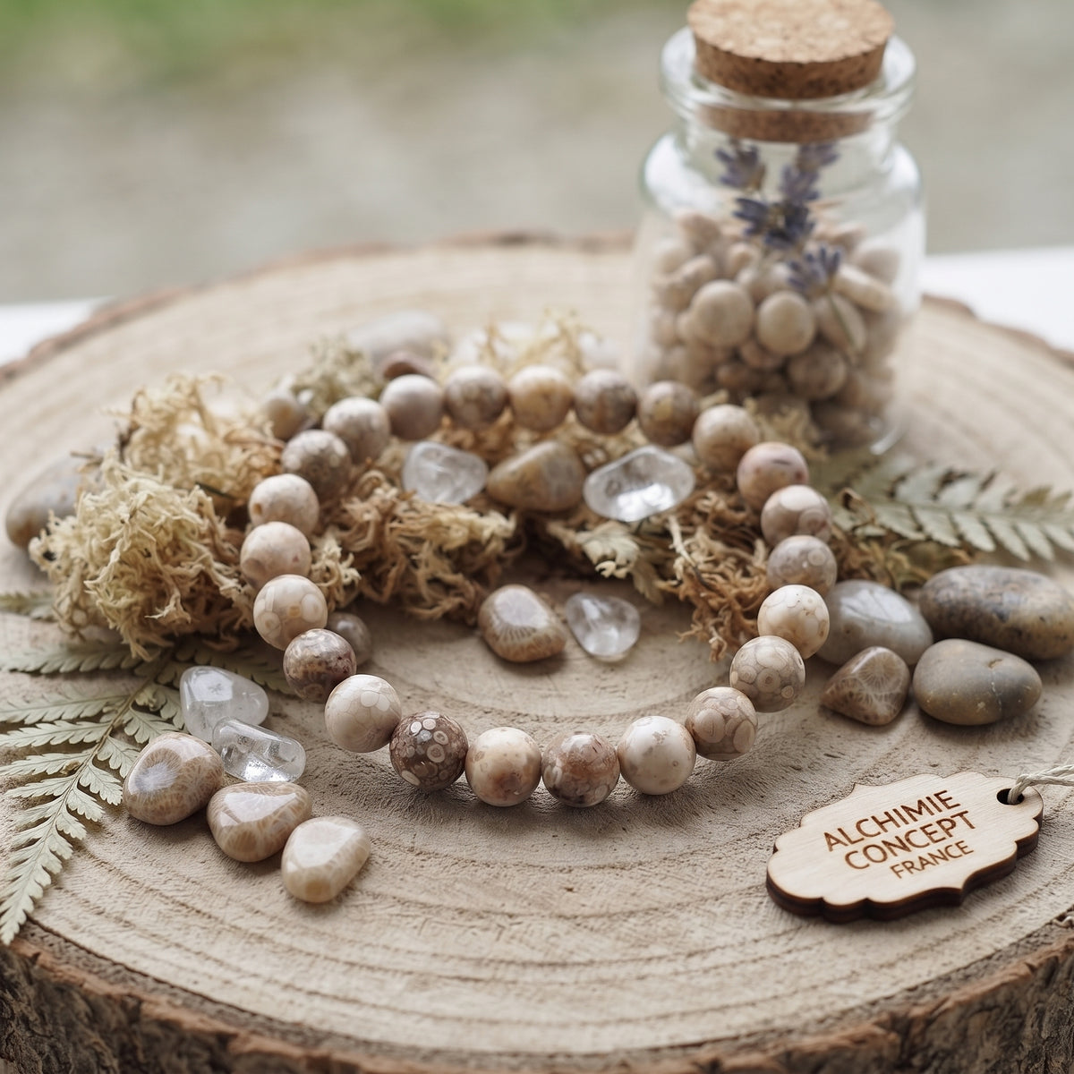 Bracelet Maifanite Pierre Naturelle 10mm – Homme & Femme