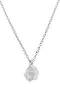 ✨ Collier Argent 925 Poinçon | Cristal Sauvage – Cristal de Roche Naturel – Clarté, Pureté & Amplification