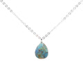 ✨ Collier Turquoise Goutte | Argent 925 Poinçon Certifié | Pierre Naturelle Sagesse & Sérénité