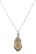 ✨ Collier Citrine Larme | Argent 925 Poinçon Certifié | Pierre Naturelle Abondance & Joie