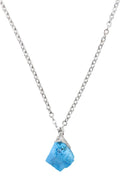 ✨ Collier Argent 925 Poinçon | Cristal Sauvage – Turquoise Naturelle Brute – Protection, Communication & Âme Libre