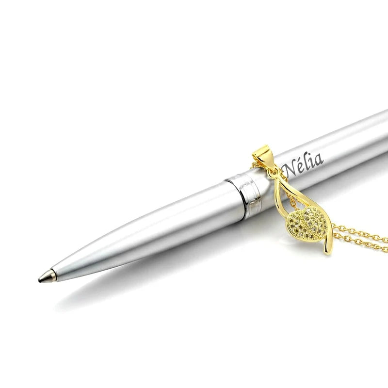 Collier Pendentif Cœur Original Zirconiums Étincelants Doré – Plaqué Or 1 Micron | Charme Discret