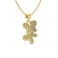 Collier Pendentif Serti de Zirconiums Étincelants Doré – Plaqué Or 1 Micron | Bijou Femme