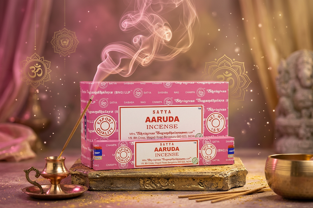 * Encens Satya Arruda – Boîte de 12 Paquets de 15g | Purification & Protection