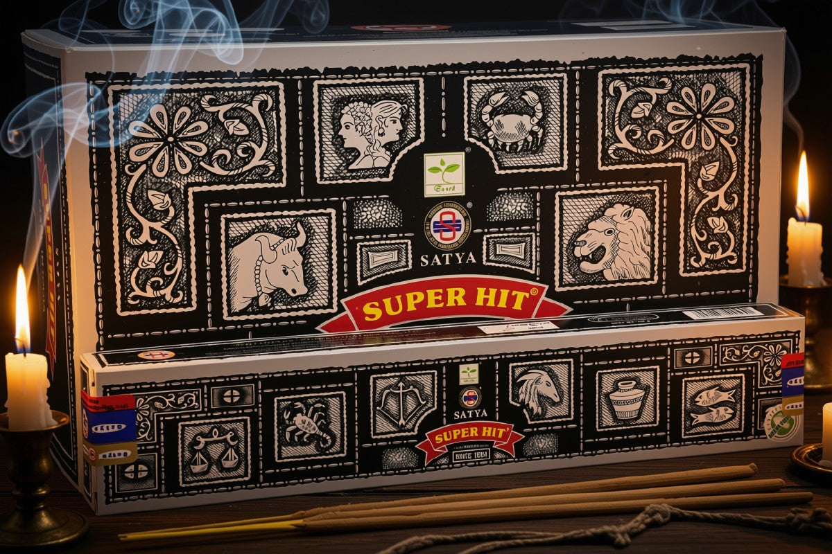 * Encens Satya Super Hit – Boîte 12 x 15g | Le Classique Inégalable, Floral & Enveloppant