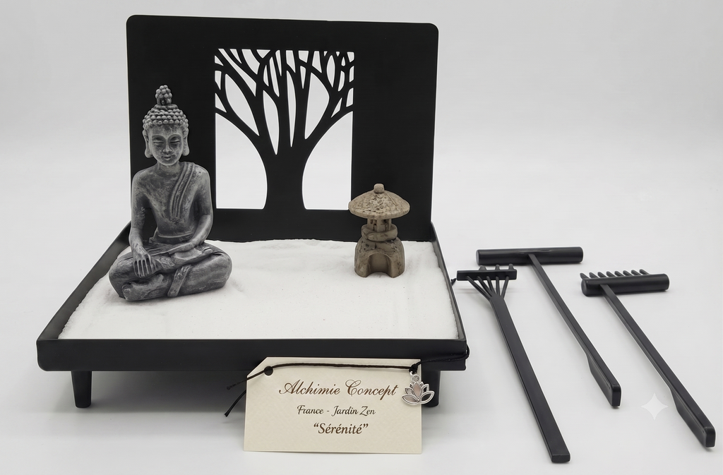 ✨ Jardin Zen Arbre de Vie — Symbole Sacré Artisanal 17cm
