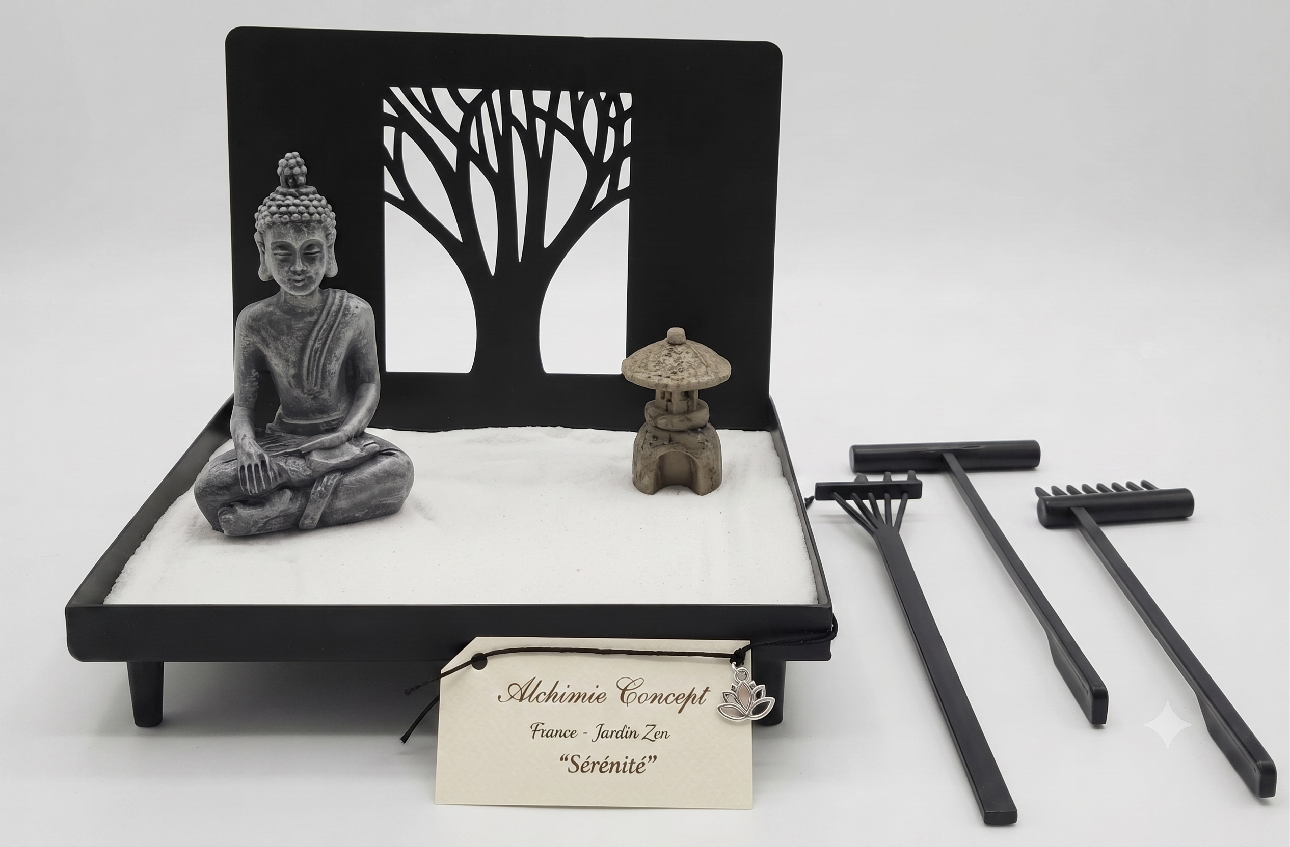 ✨ Jardin Zen Arbre de Vie — Symbole Sacré Artisanal 17cm