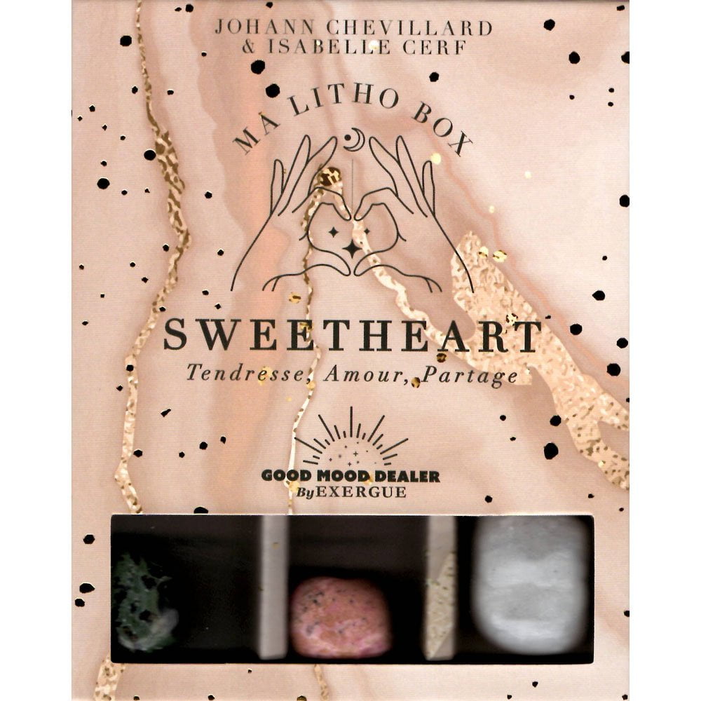 Ma Litho Box Sweetheart – Coffret Lithothérapie Chakra du Cœur | Chevillard & Cerf