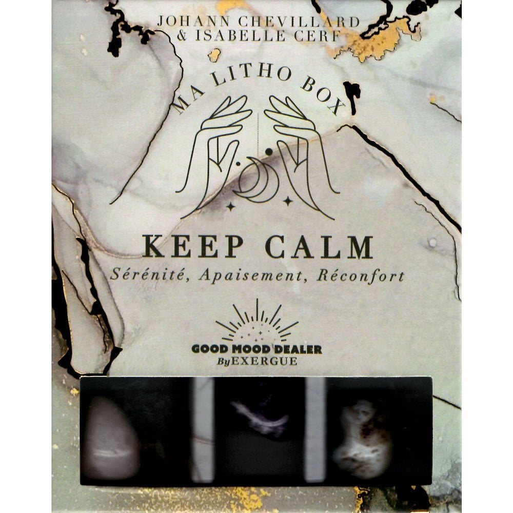 Ma Litho Box Keep Calm – Coffret Lithothérapie Sérénité & Apaisement | Chevillard & Cerf