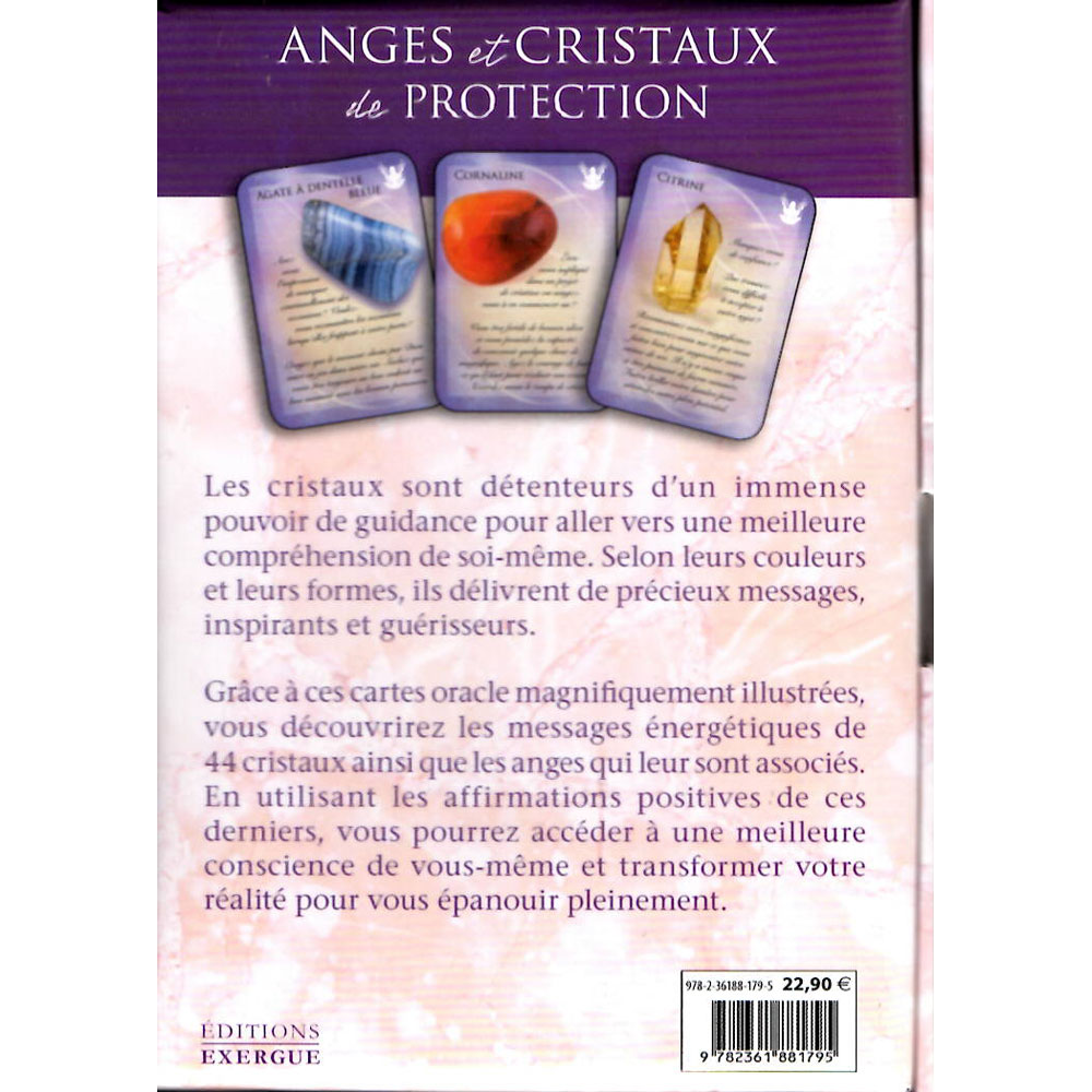Anges et Cristaux de Protection – Oracle 44 Cartes & Livre | Margaret Ann Lembo