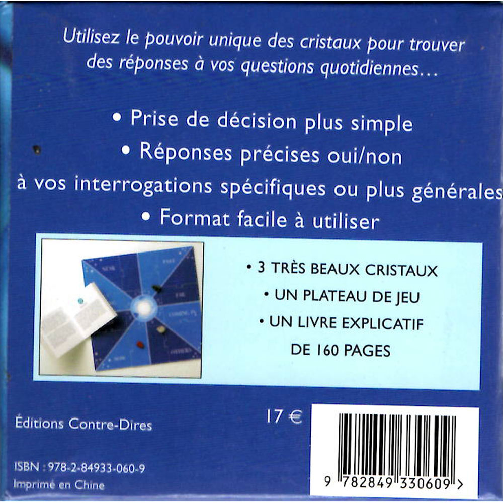 Le Coffret des Cristaux – 3 Cristaux, Plateau de Jeu & Livre 160p | Ronald Bonewitz