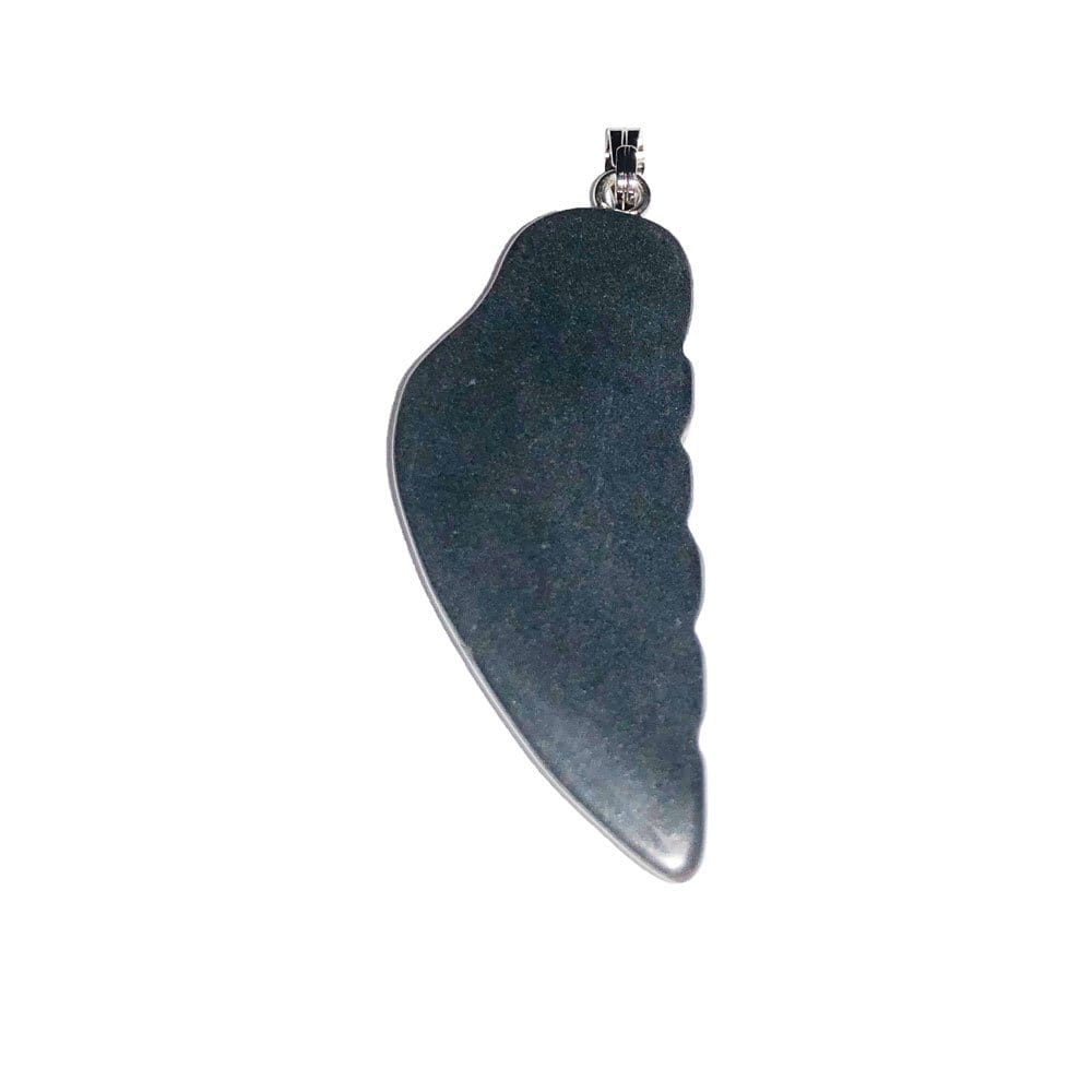 Pendentif Hématite Aile d'Ange – Pierre d'Ancrage & Vitalité Lithothérapie