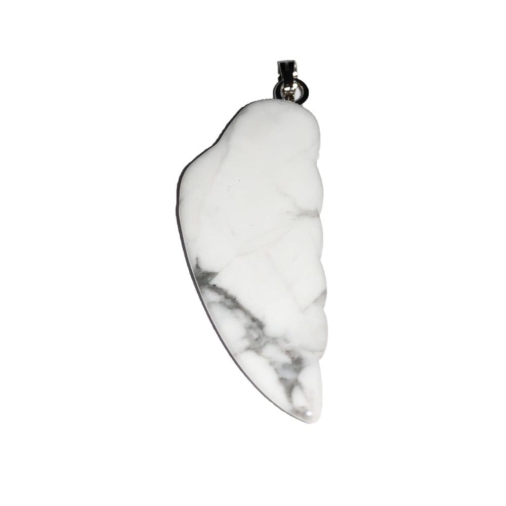 Pendentif Magnésite Aile d'Ange – Pierre de Concentration & Soutien Lithothérapie