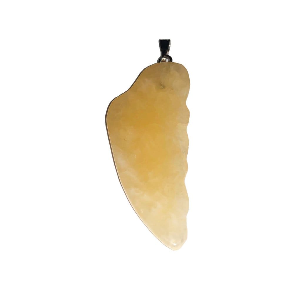 Pendentif Calcite Orange Aile d'Ange – Pierre Feu Lithothérapie