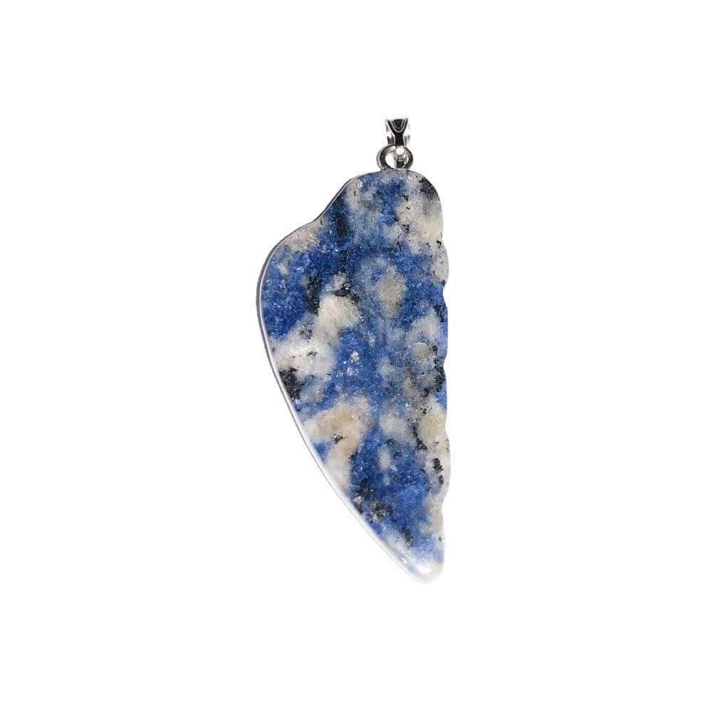 Pendentif Sodalite Aile d'Ange – Pierre de Paix Intérieure Lithothérapie