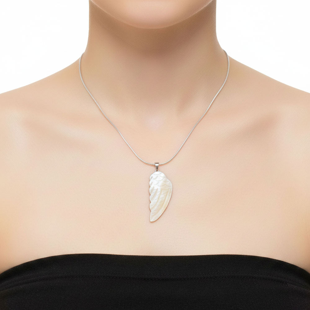 Pendentif Agate Aile d'Ange – Pierre de Prospérité & Bonheur Lithothérapie