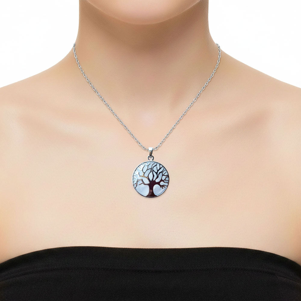 Pendentif Cristal de Roche Arbre de Vie – Pierre de Lumière & Pureté Lithothérapie