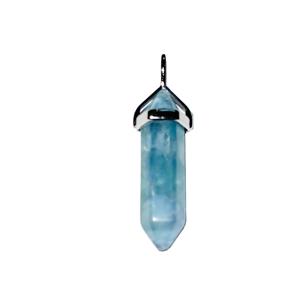 Pendentif Fluorite Multicolore Pointe – Pierre de Clarté & Éveil Spirituel Lithothérapie