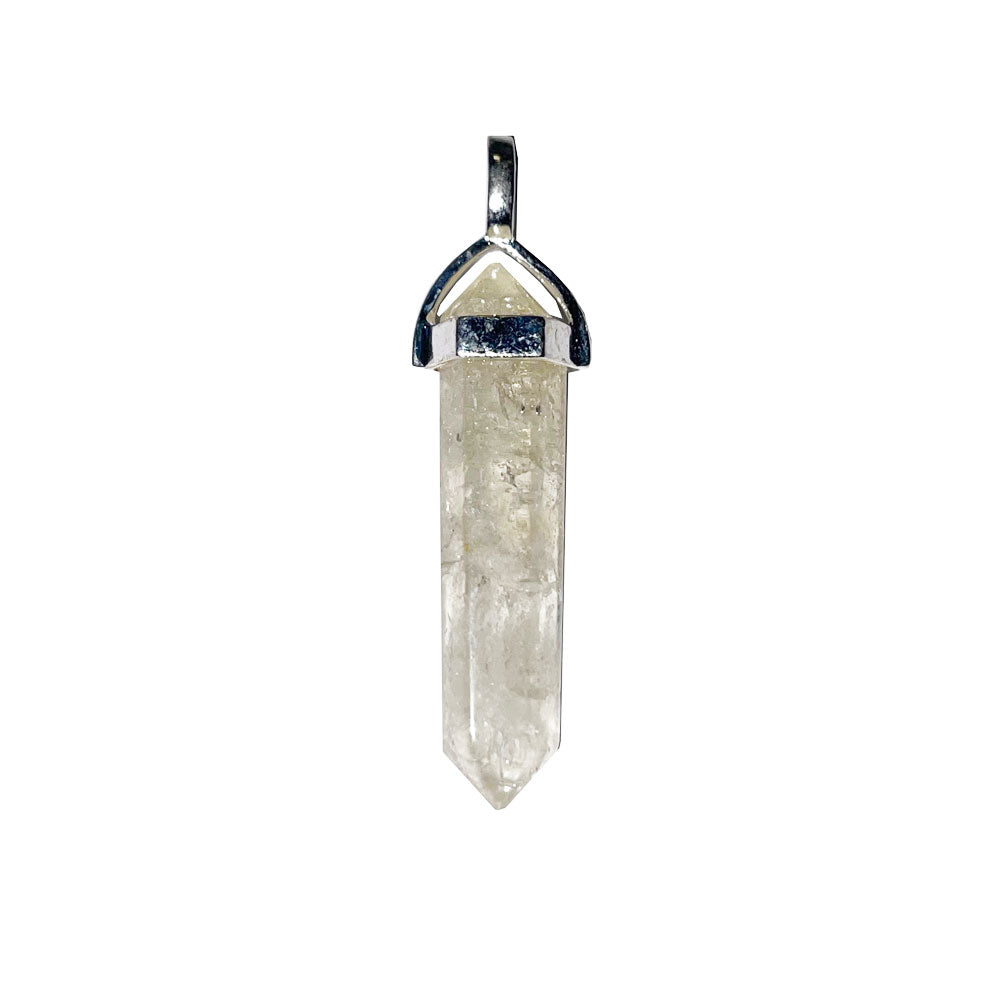 Pendentif Citrine Pointe – Pierre Solaire de Joie & Confiance Lithothérapie