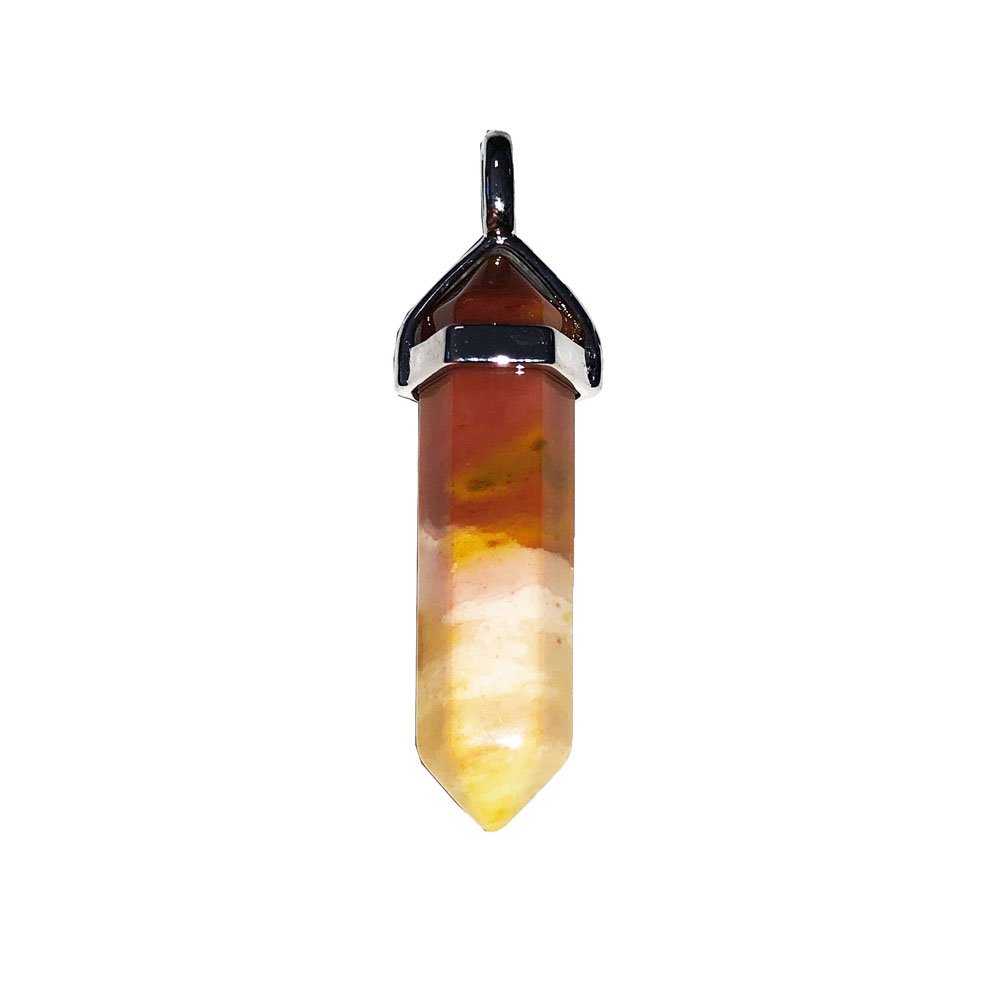 Pendentif Mookaite Pointe – Pierre des Eaux Vives & Régénération Lithothérapie