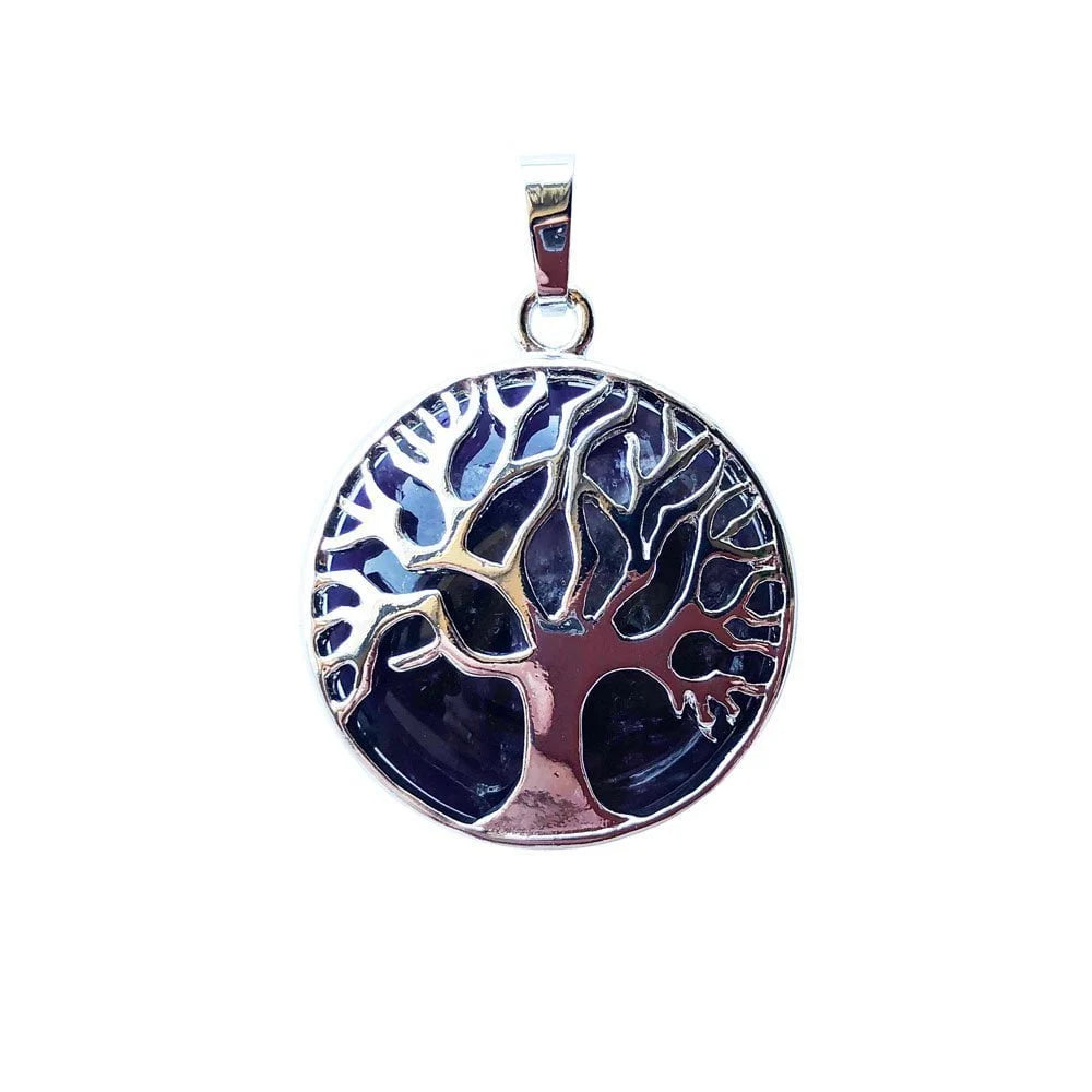 Pendentif Améthyste Arbre de Vie – Pierre de Sagesse & Pureté Lithothérapie