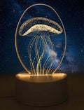 Veilleuse USB Méduse 14cm — Lumière Jaune Douce & Apaisante | Déco Marine & Cadeau Original Nature