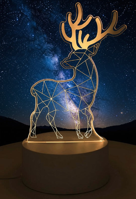 Veilleuse USB Cerf 16cm – Lumière Cosy & Déco Nature pour Chambre ou Salon