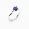✨ Bague Argent 925 Poinçon | 'Rond Sublime' – Lapis Lazuli Naturel – Taille Réglable