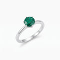 ✨ Bague Argent 925 Poinçon | 'Rond Sublime' – Malachite Naturelle – Taille Réglable