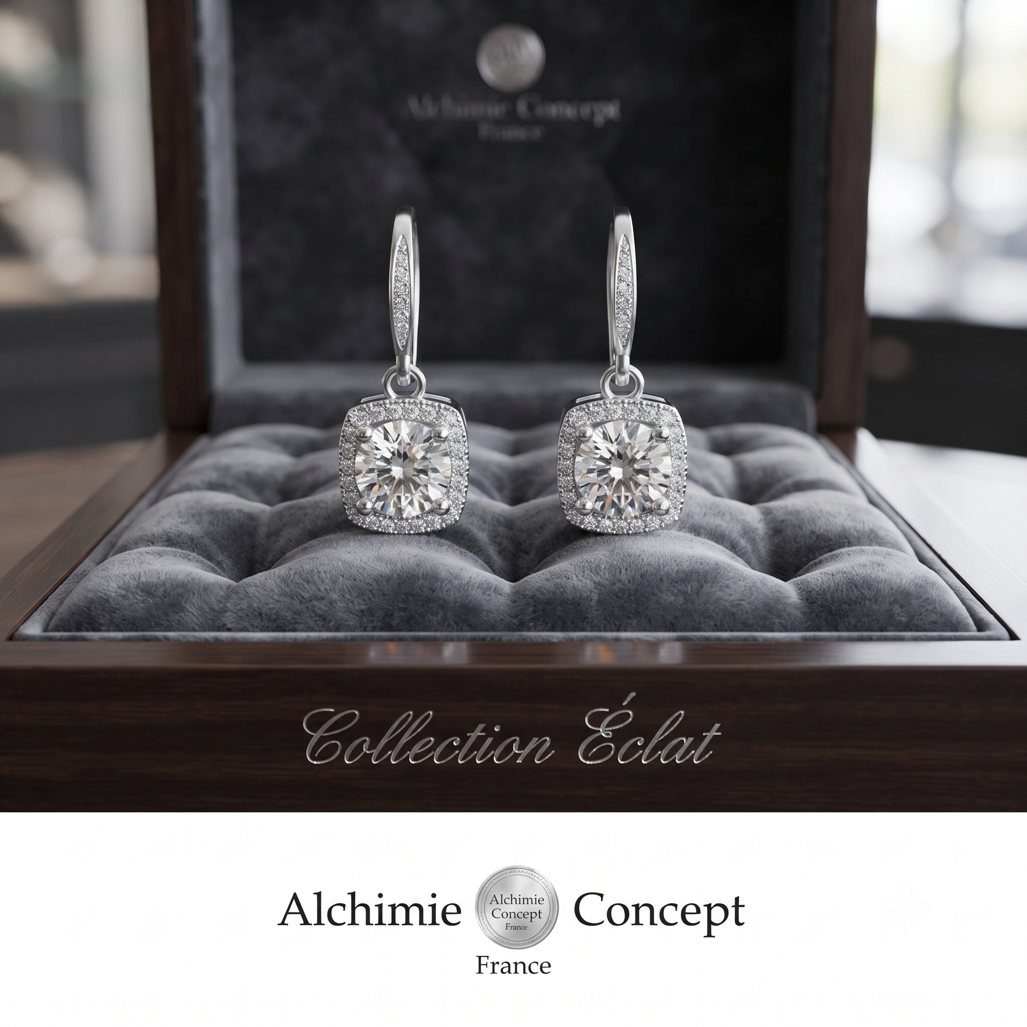 Boucles d'Oreilles Miryam – Argent 925 & Zirconium | Éclat Sublime, Chic & Sophistication Exclusive