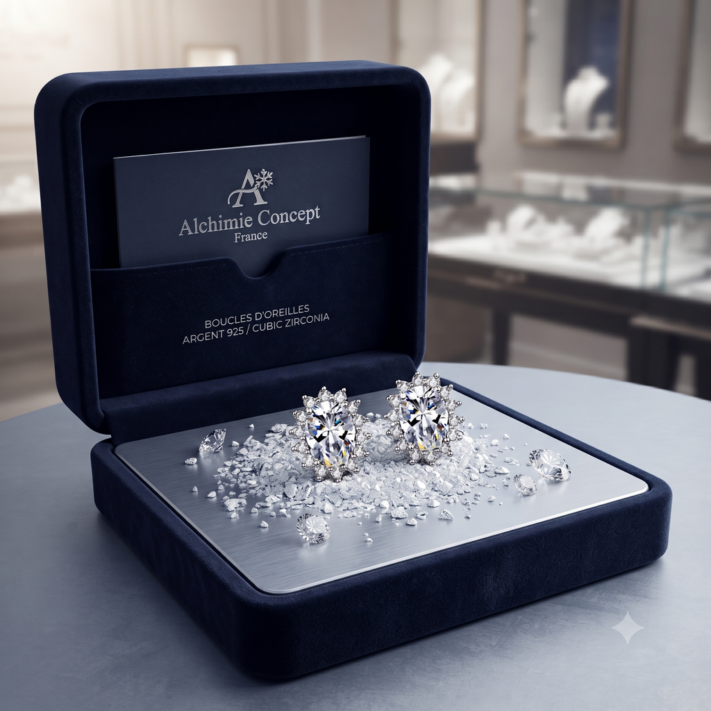 Boucles d'Oreilles Romy – Argent 925 & Zirconium | Simplicité, Élégance & Essentiel de Garde-Robe
