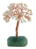 Arbre du Bonheur Cristal de Roche – Base Fluorite 14 cm