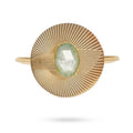 Bague Femme Acier Inoxydable & Amazonite – Taille Réglable