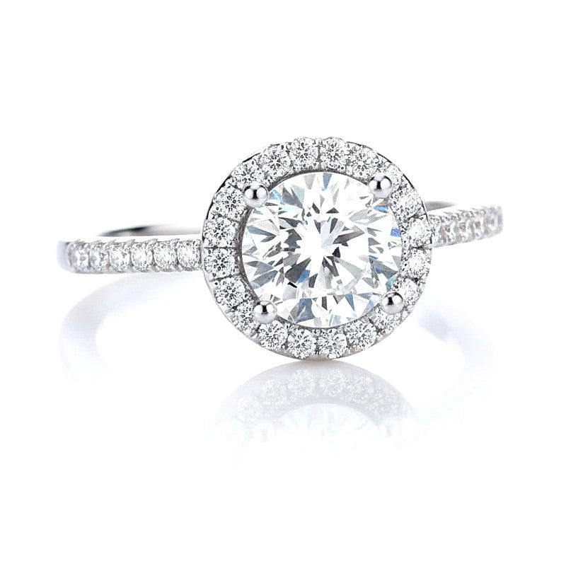 Bague argent 925 ornée de zirconiums Isadora / Bijou Femme Elégant