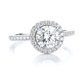 Bague argent 925 ornée de zirconiums Isadora / Bijou Femme Elégant