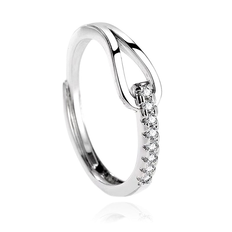 Bague Solitaire Maguy – Argent 925 | Élégance Intemporelle