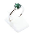 Bague Argent 925 'Rond Sublime' - Malachite - Taille Réglable