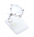 Bague Argent 925 Pierre de Lune Ovale Impérial - Taille Réglable