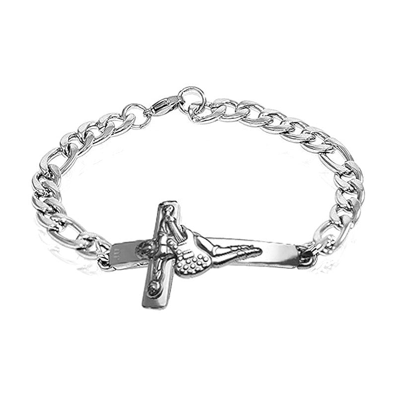 Bracelet Gourmette Johnny Hallyday | Acier Inoxydable 316