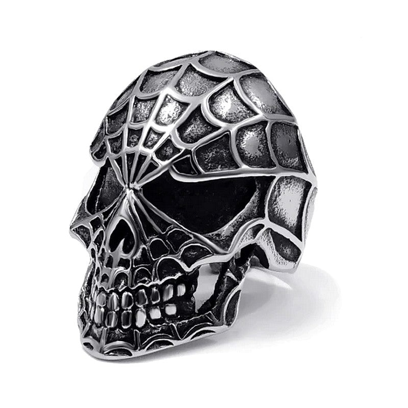 Bague Chevalière Spider-Man Argentée | Acier Inoxydable