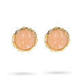 Boucles d'oreilles tombantes Monique – Acier inoxydable & Cornaline naturelle