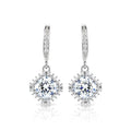 Boucles d'oreilles Diane – Argent 925 & Zirconiums Scintillants