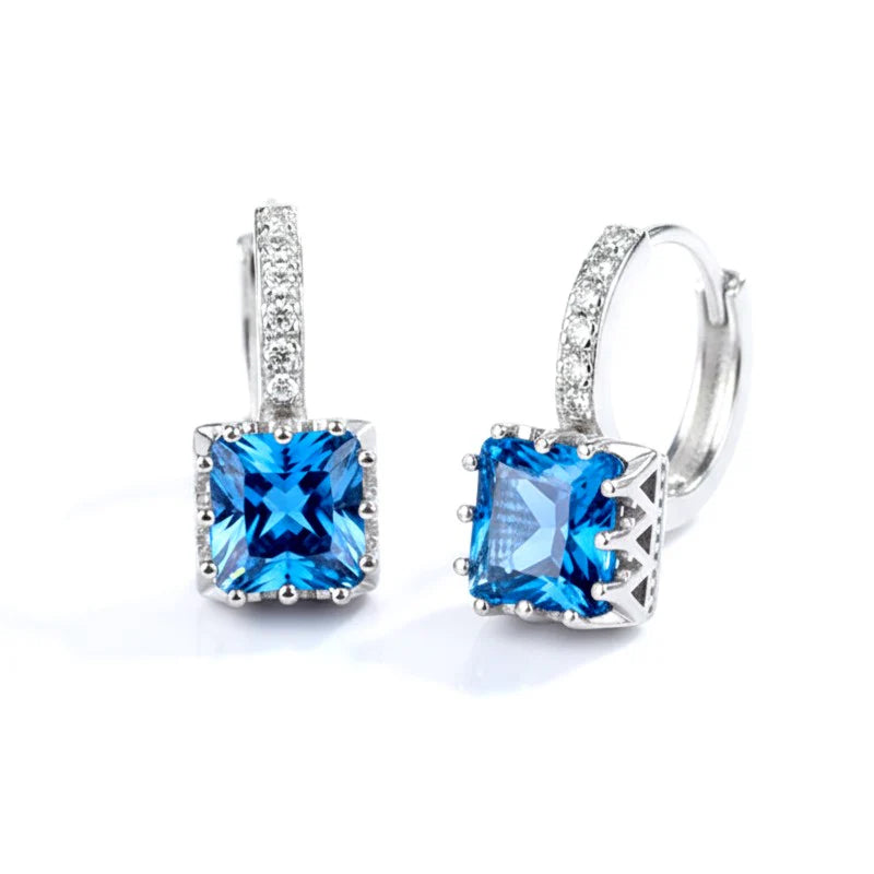 Boucles d'oreilles tombantes argent 925 – Collection Marie-Christine