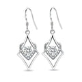 Boucles d'Oreilles Tombantes Bérénice – Argent 925 & Zirconiums | Élégance Intemporelle